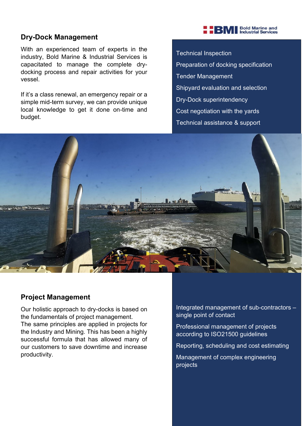 BMI marine engineering profile